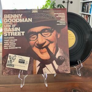 Benny Goodman Volume 2 Live At Basin Street Vinyl LP 1988 MusicMasters CIJ 20156